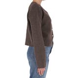 ふんわり柔らか、暖かみのある縮絨ニットカーディガン | coca | 詳細画像5