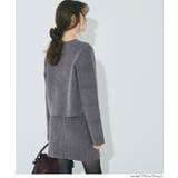 ふんわり柔らか、暖かみのある縮絨ニットカーディガン | coca | 詳細画像9