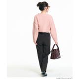 縮絨ニットクロップド丈トップス | coca | 詳細画像14 