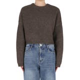 縮絨ニットクロップド丈トップス | coca | 詳細画像5 