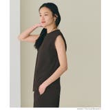 ジョーゼットプリーツノースリーブトップス レディース | coca | 詳細画像12 