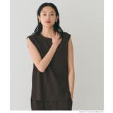 ジョーゼットプリーツノースリーブトップス レディース | coca | 詳細画像15 