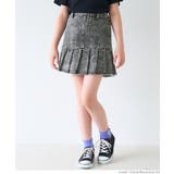 ［Black］ | デニムタックスカート キッズ | coca