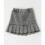 デニムタックスカート キッズ | coca | 詳細画像3 