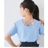 肩あきバッククロスTシャツ キッズ | coca | 詳細画像13