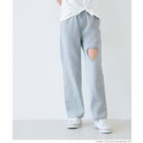 ［Lt.blue］ | デニムハートデザインパンツ キッズ | coca