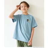 ［Blue］ | 刺繍Tシャツ キッズ | coca
