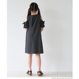 袖フリル肩あきワンピース キッズ | coca | 詳細画像4 