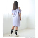 袖フリル肩あきワンピース キッズ | coca | 詳細画像10 