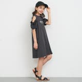 \26ss新色登場/袖フリル肩あきワンピース | coca | 詳細画像1