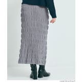 美シルエットを叶える、シャーリングニットスカート | coca | 詳細画像12