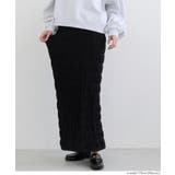 美シルエットを叶える、シャーリングニットスカート | coca | 詳細画像16