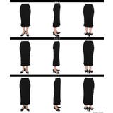 美シルエットを叶える、シャーリングニットスカート | coca | 詳細画像19