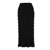 美シルエットを叶える、シャーリングニットスカート | coca | 詳細画像3