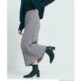 美シルエットを叶える、シャーリングニットスカート | coca | 詳細画像8