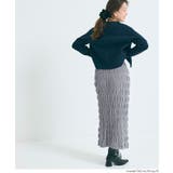 美シルエットを叶える、シャーリングニットスカート | coca | 詳細画像9