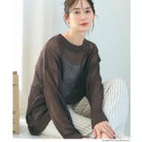 メッシュニットプルオーバー | coca | 詳細画像10