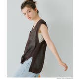 メッシュVネックニットトップス | coca | 詳細画像14 