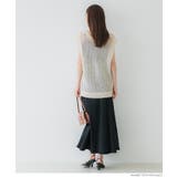 メッシュVネックニットトップス | coca | 詳細画像6 