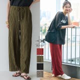 スリムウェーブパンツ | coca | 詳細画像1 