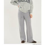 ［Gray］ | 【DAILY WARM】裏シャギーニットパンツ レディース | coca