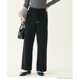 ［Black］ | 【DAILY WARM】裏シャギーニットパンツ レディース | coca