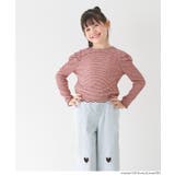 親子お揃いクレープシャーリングパフスリーブトップス キッズ | coca | 詳細画像17 