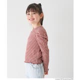 親子お揃いクレープシャーリングパフスリーブトップス キッズ | coca | 詳細画像18 