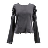 上品な光沢感で魅せる、ベロアシャーリングトップス | coca | 詳細画像3