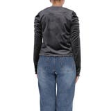 上品な光沢感で魅せる、ベロアシャーリングトップス | coca | 詳細画像6