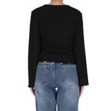 女性らしさを引き立てる、シボシャーリングVネックカーディガン | coca | 詳細画像6 