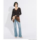 女性らしさを引き立てる、シボシャーリングVネックカーディガン | coca | 詳細画像8 