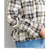 チェックフリルブラウス キッズ | coca | 詳細画像4 