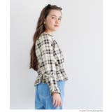 チェックフリルブラウス キッズ | coca | 詳細画像6 