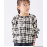 チェックフリルブラウス キッズ | coca | 詳細画像8 