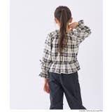 チェックフリルブラウス キッズ | coca | 詳細画像9 