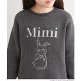 ポリウーリーウサギニットトップス | coca | 詳細画像7 