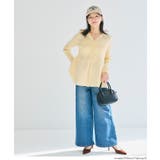 ペプラムニットチュニックカーディガン | coca | 詳細画像11 