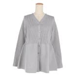 ペプラムニットチュニックカーディガン | coca | 詳細画像3 