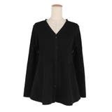 ペプラムニットチュニックカーディガン | coca | 詳細画像4 