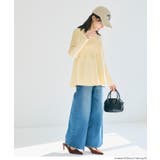 ペプラムニットチュニックカーディガン | coca | 詳細画像9 