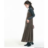 華やかさと抜け感を両立するベロアキャミワンピース | coca | 詳細画像16 