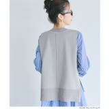 サイドスリットニットベスト | coca | 詳細画像5 