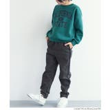 ［Black］ | ＼26aw再入荷／デニムサイドラインジョガーパンツ | coca