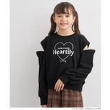 ［Black］ | ジップ肩あきスウェットトップス | coca