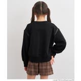 ジップ肩あきスウェットトップス | coca | 詳細画像8 