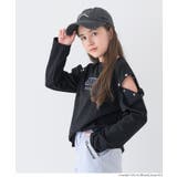 ［Black］ | 肩ボタンあき長袖Tシャツ キッズ | coca