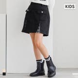 裾チェックスカート | coca | 詳細画像1