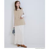 金ボタンニットベスト | coca | 詳細画像16 