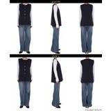 金ボタンニットベスト | coca | 詳細画像19 